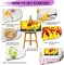 6 Pack Paint by Numbers Kits for Adults – Easy DIY Flower Canvas Painting, Acrylic & Oil Style, Unframed, Home Wall Decor, 7.8x11.8 Inch